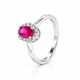 Anillo de plata rodinada fabricación Italiana - ley 925 - modelo SL31042G1