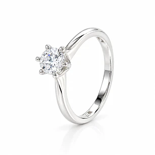 Anillo de plata rodinada fabricación Italiana - ley 925 - modelo SL30879A1