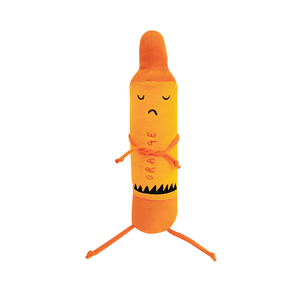 Peluche El Dia Que Los Crayones Renunciaron Naranjo 