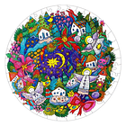 Rompecabezas Circular Cuadro Navidad 150 Piezas 1