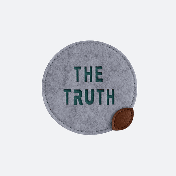 Posavaso Posaollas de Fieltro Fe Gris 