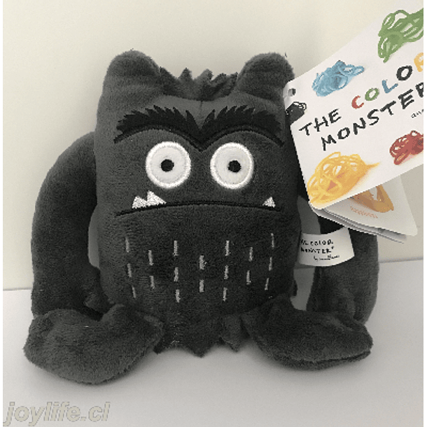 Monstruo De Colores Peluche Gris 