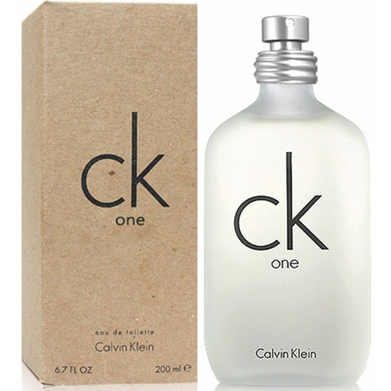 Tester Ck One de Calvin Klein(SIN TAPA) Edt 200ml Unisex 1