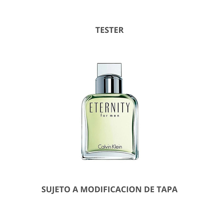 Tester Eternity for Men de Calvin Klein Edt 100ml Hombre (sin tapa) 1
