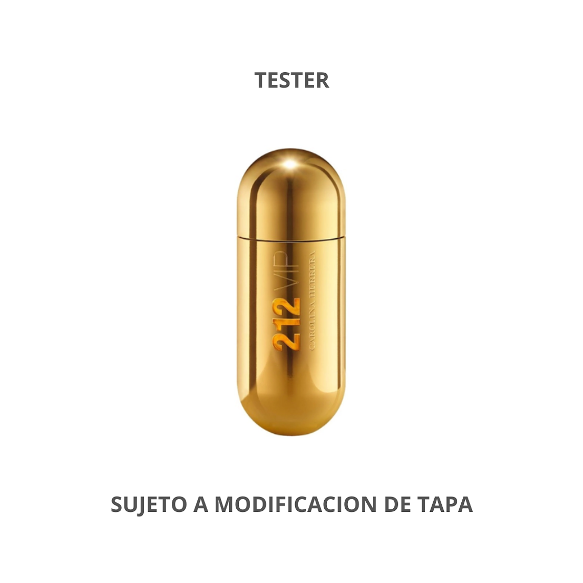 Tester 212 Vip de Carolina Herrera Edp 80ml Mujer 1