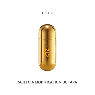 Tester 212 Vip de Carolina Herrera Edp 80ml Mujer