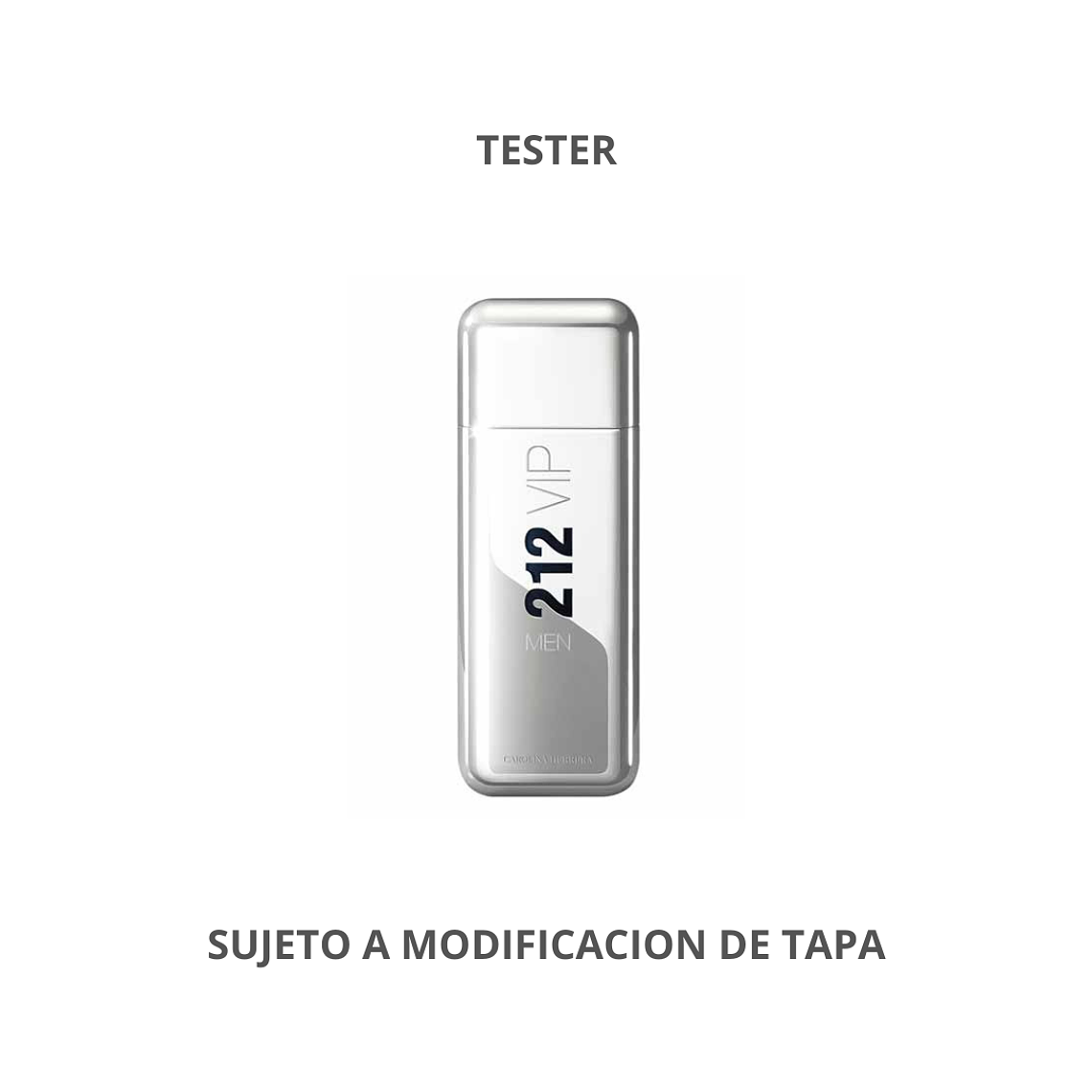 Tester 212 Vip Men de Carolina Herrera Edt 100ml Hombre 1