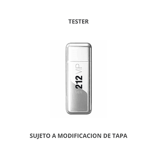 Tester 212 Vip Men de Carolina Herrera Edt 100ml Hombre