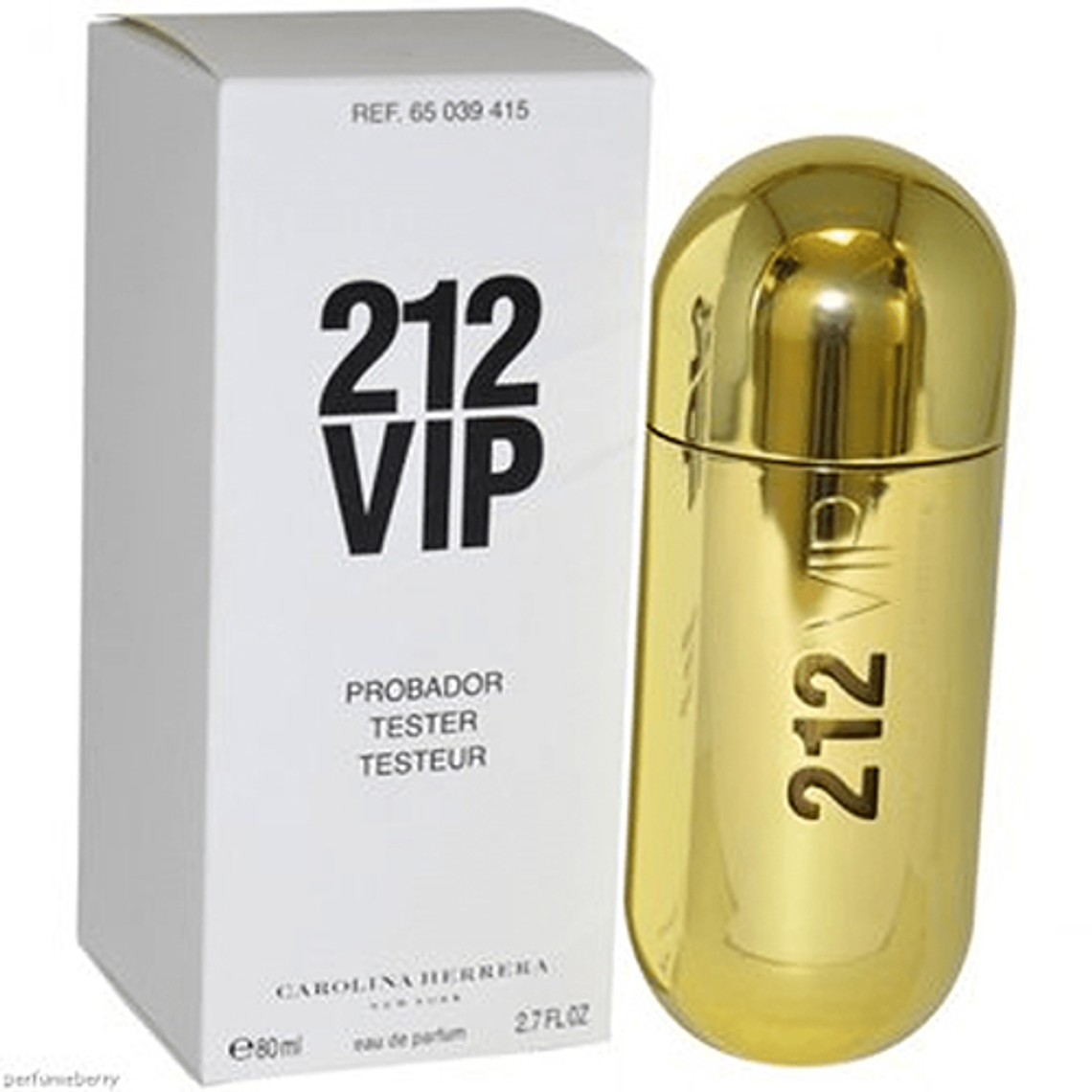 Tester 212 Vip de Carolina Herrera Edp 80ml Mujer 2