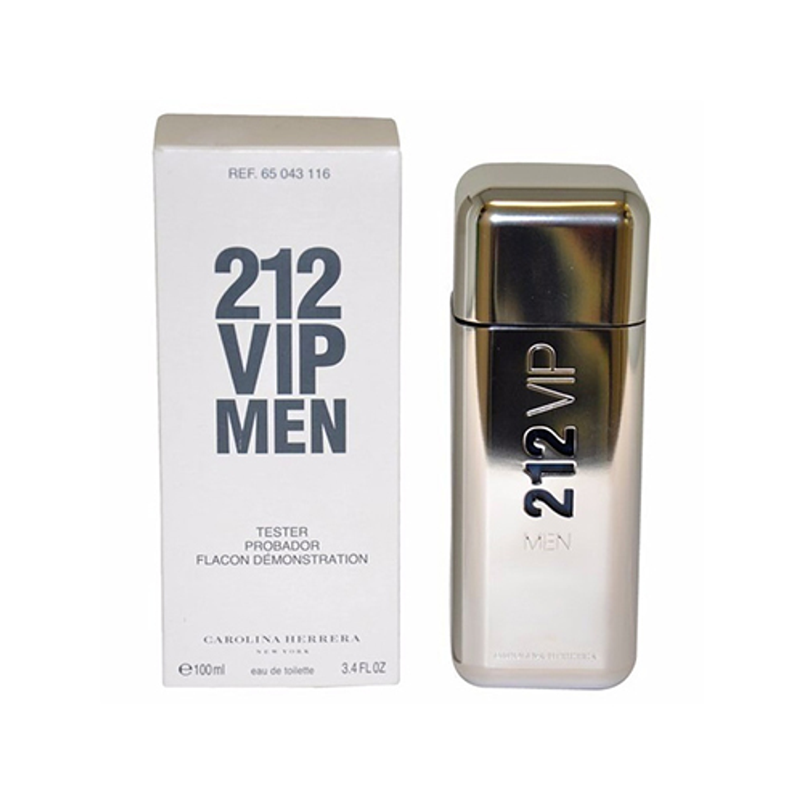 Tester 212 Vip Men de Carolina Herrera Edt 100ml Hombre 3
