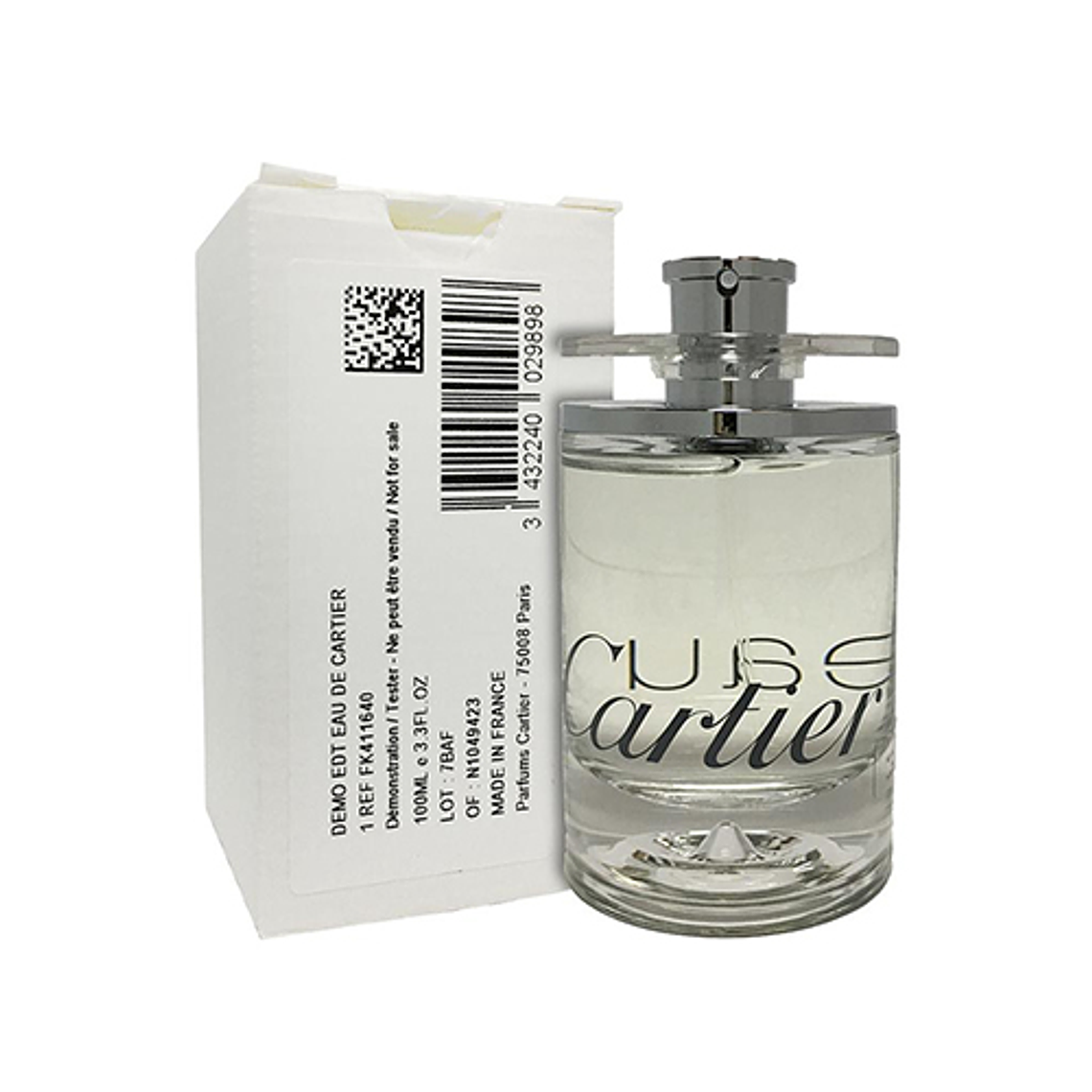 Tester Eau De Cartier de Cartier Edt 100ml Unisex 1