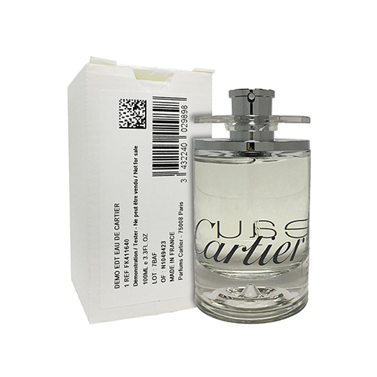 Tester Eau De Cartier de Cartier Edt 100ml Unisex 1