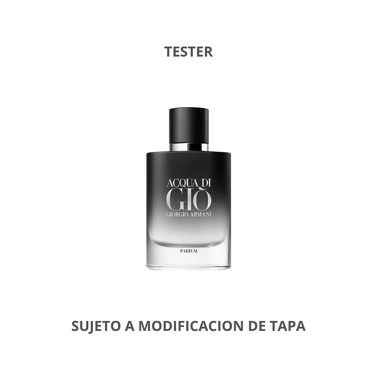 Tester Acqua di Giò de Giorgio Armani Parfum 75ml Hombre 1