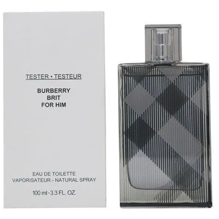 Tester Burberry Brit Edt 100 ml. Hombre 1