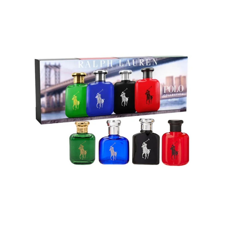 Set Polo Collection de Ralph Lauren Edt 4 x 15ml Hombre 1