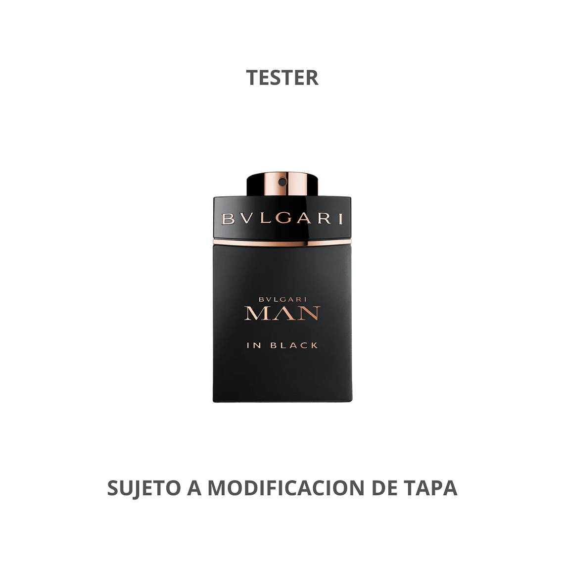 Tester Man In Black de Bvlgari Edp 100ml Hombre 1