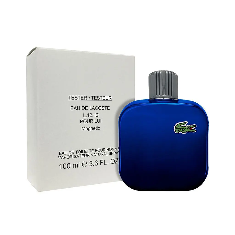 Tester Pour Homme L.12.12. Magnetic de Lacoste EDT 100ml Hombre 1