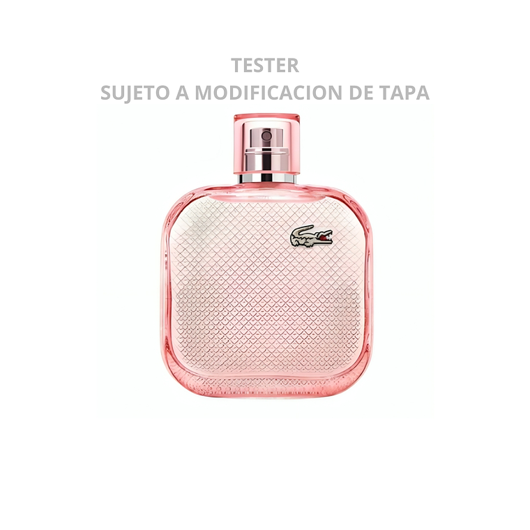 Tester L.12.12 Rose Sparkling de Lacoste EDT 100ml Mujer 1