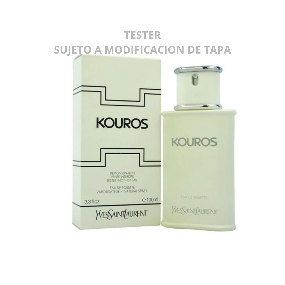 Tester Kouros de Yves Saint Laurent Edt 100 ml Hombre 1