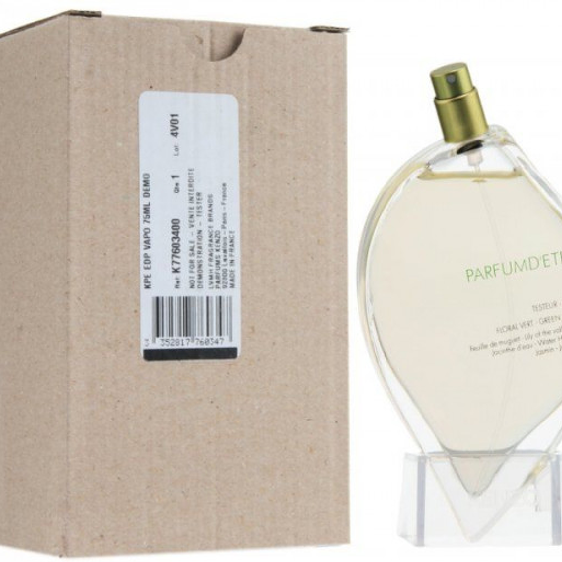Tester Kenzo D´ete Edp 75 ml mujer (sin tapa) 1