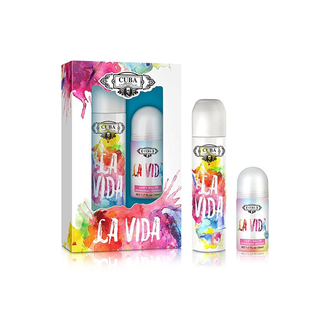 Cuba La Vida de Cuba set 2 pcs Edt 100 ml + 35 ml Mujer 1