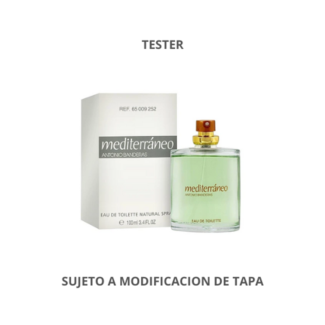 Tester Mediterraneo de Antonio Banderas Edt 100ml (sin tapa) 1