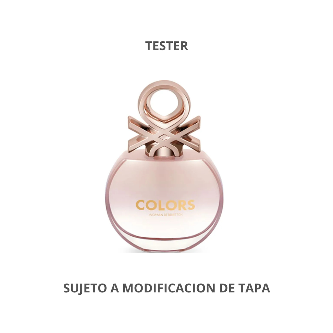 Tester Colors Rose de Benetton Edt 80 ml Mujer 1