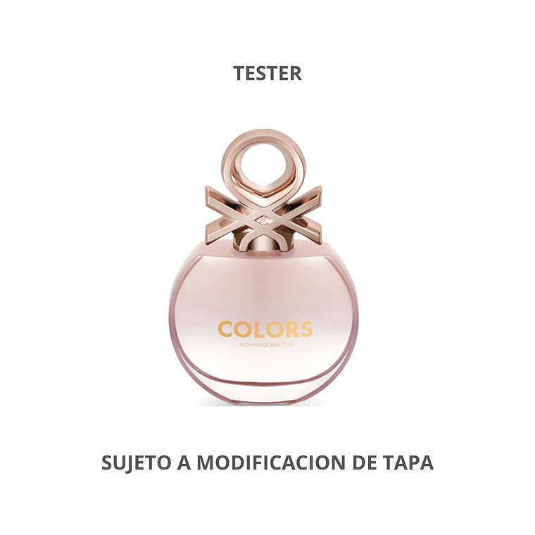 Tester Colors Rose de Benetton Edt 80 ml Mujer 1