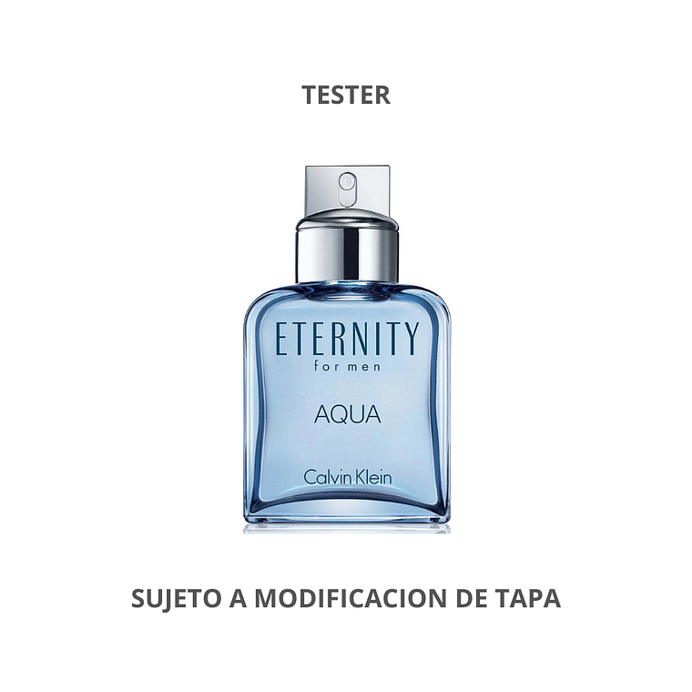 Tester Eternity Aqua for Men de Calvin Klein EDT 100ml Hombre 1