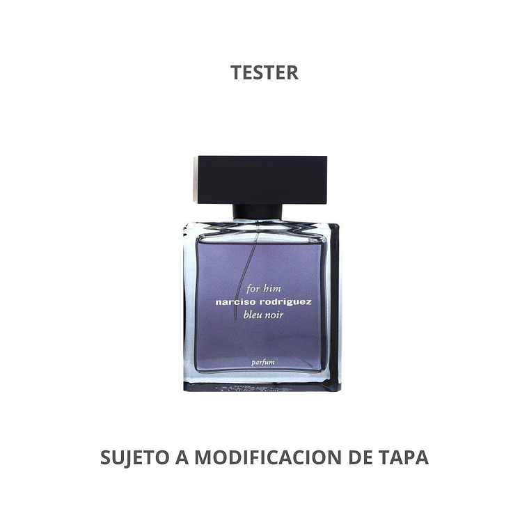 Tester Bleu Noir de Narciso Rodriguez Parfum 100ml (sin tapa) 1