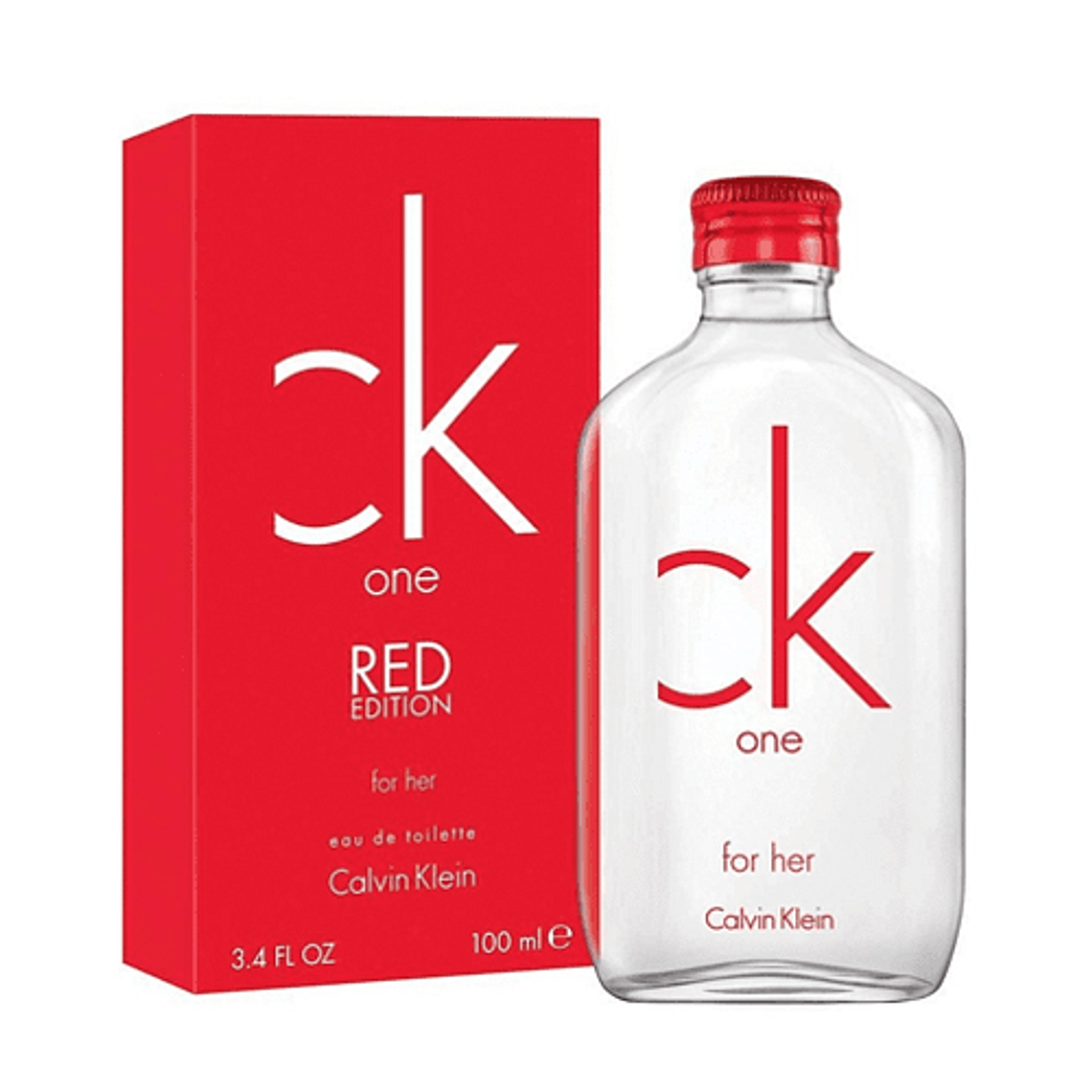 CK One Red for Her de Calvin Klein EDT 100ml Mujer 1