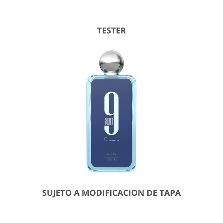 Tester 9am Dive de Afnan Edp 100ml Unisex 1