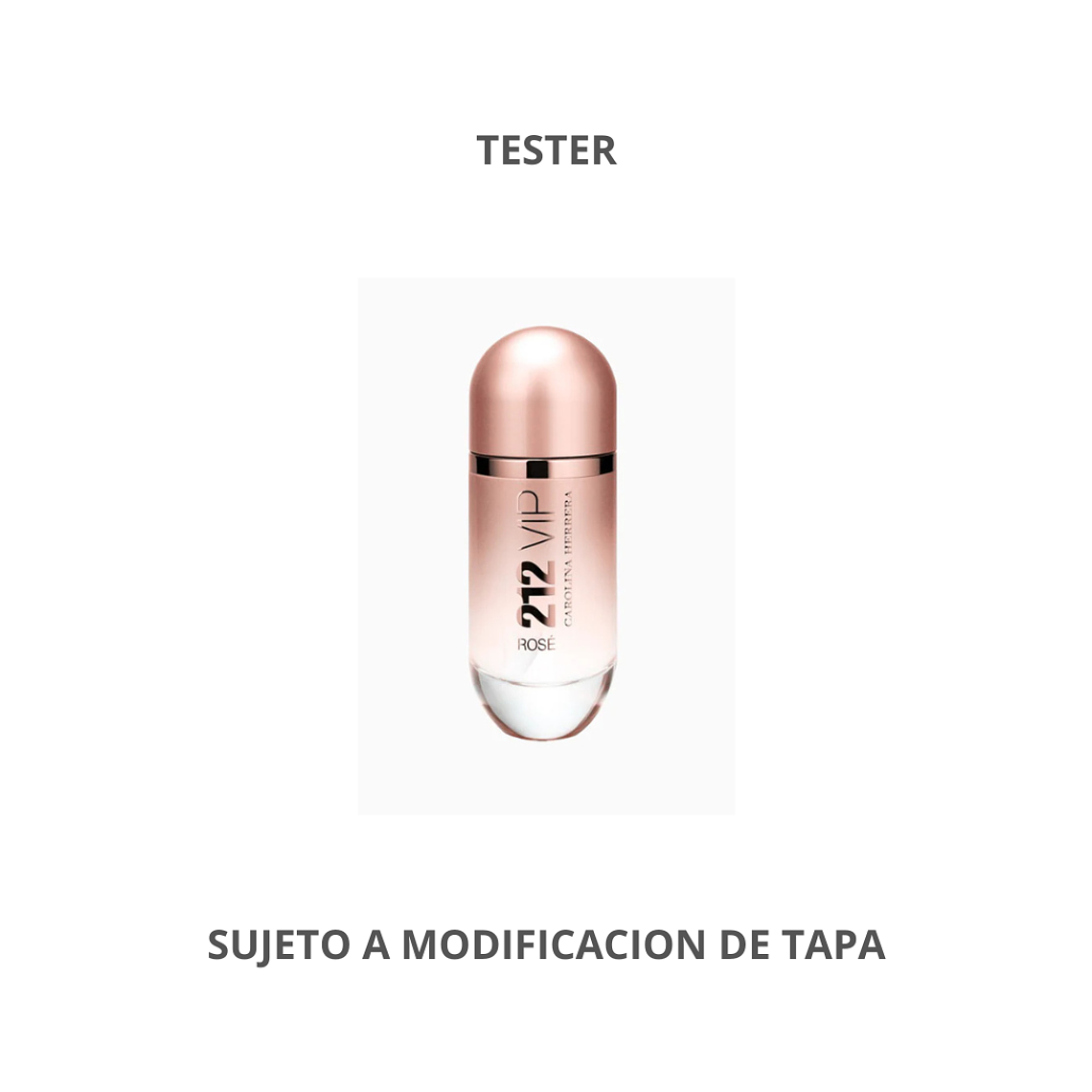 Tester 212 VIP Rose de Carolina Herrera Edp 80ml Mujer 1