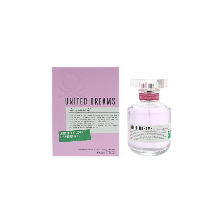 United Dreams Love Yourself de Benetton Edt 80 ml Mujer 1