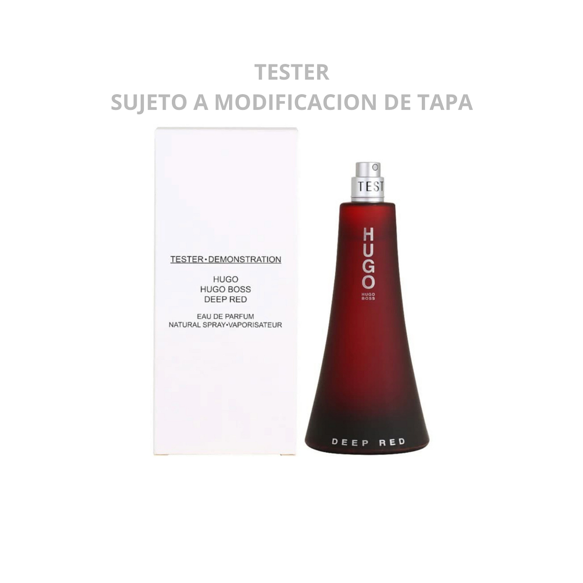 Tester Deep Red de Hugo Boss Edp 90ml 1