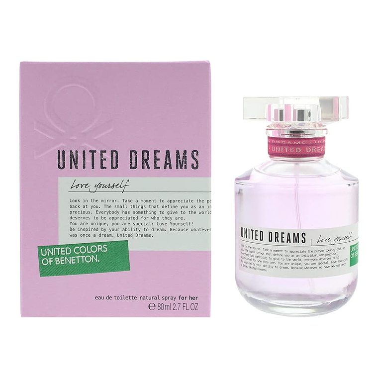 United Dreams Love Yourself de Benetton Edt 80 ml Mujer 3