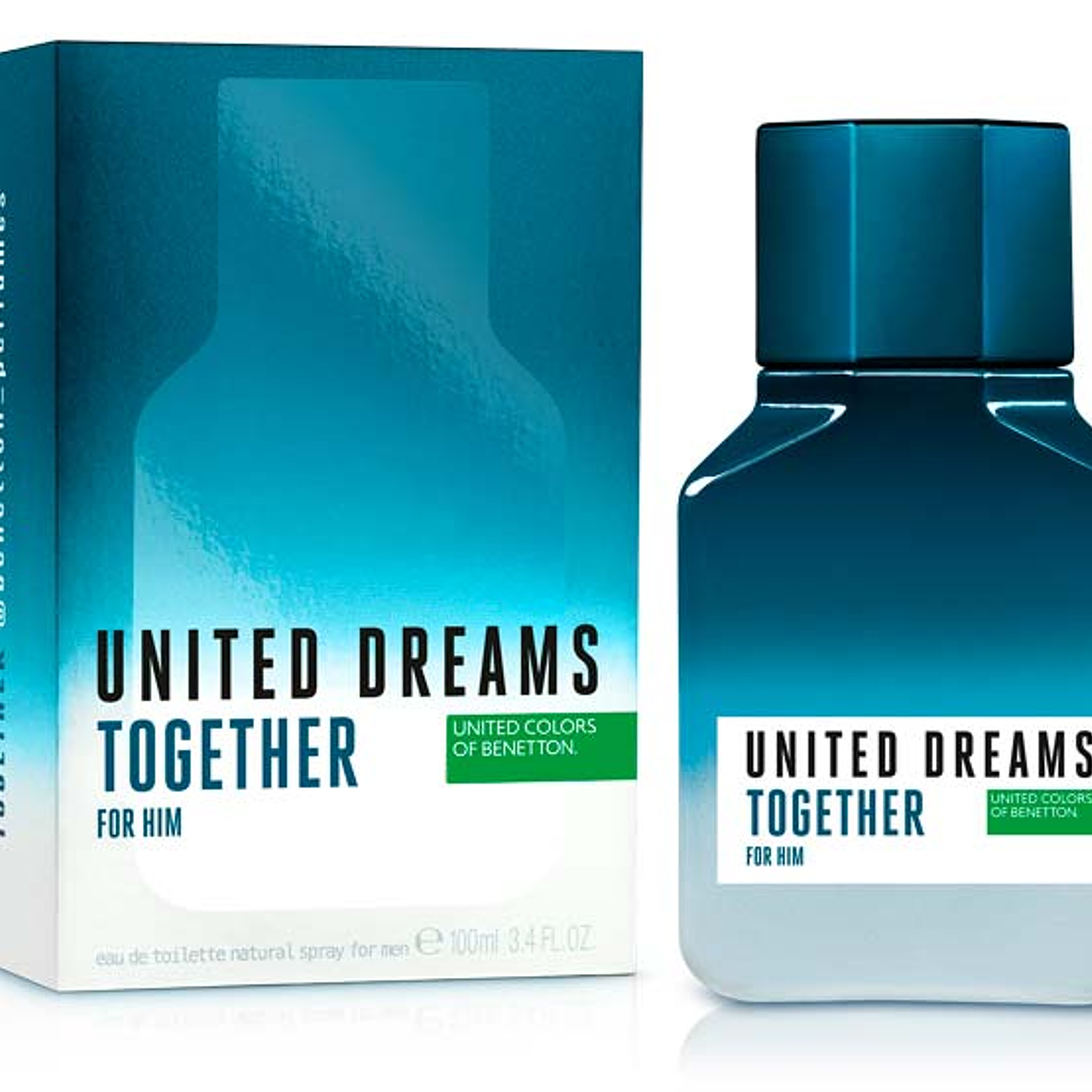 United Dreams Together de Benetton Edt 100 ml Hombre 3