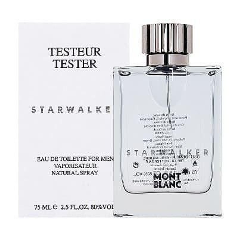 Tester Starwalker de Mont Blanc Edt 75ml Hombre (sin tapa) 1