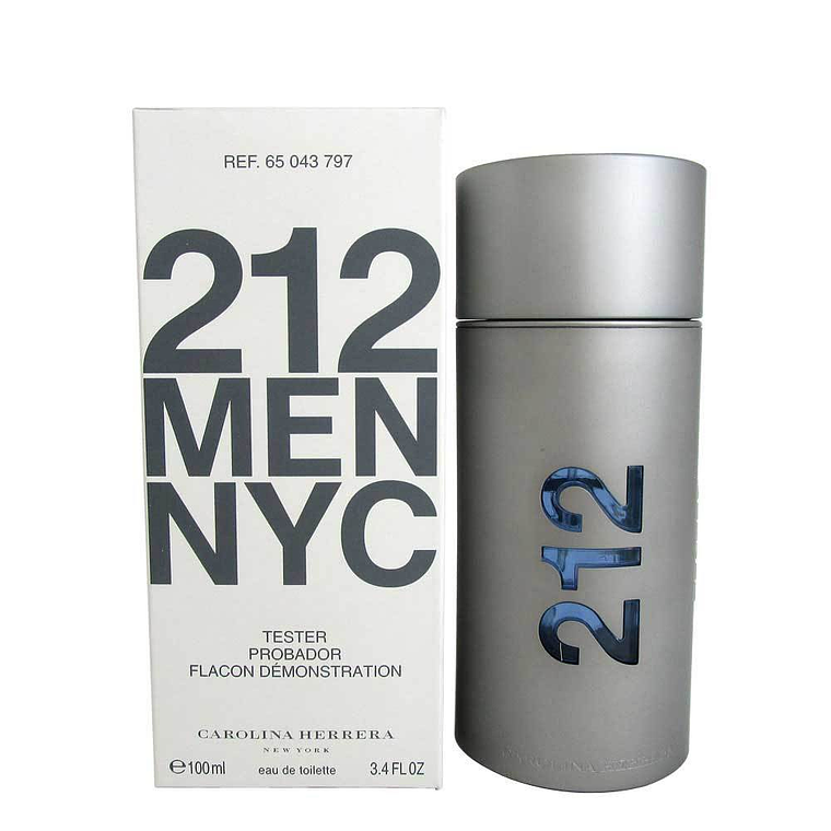 Tester 212 Hombre Carolina Herrera Edt 100ml Hombre 2