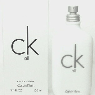 Tester Calvin Klein CK All Unisex Edt 100 ml.