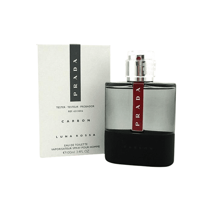 Tester Prada Luna Rossa Carbon Hombre Edt 100 ml. 1