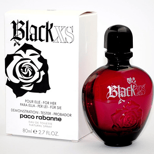 Tester Black Xs de Paco Rabanne Edt 80 ml Mujer