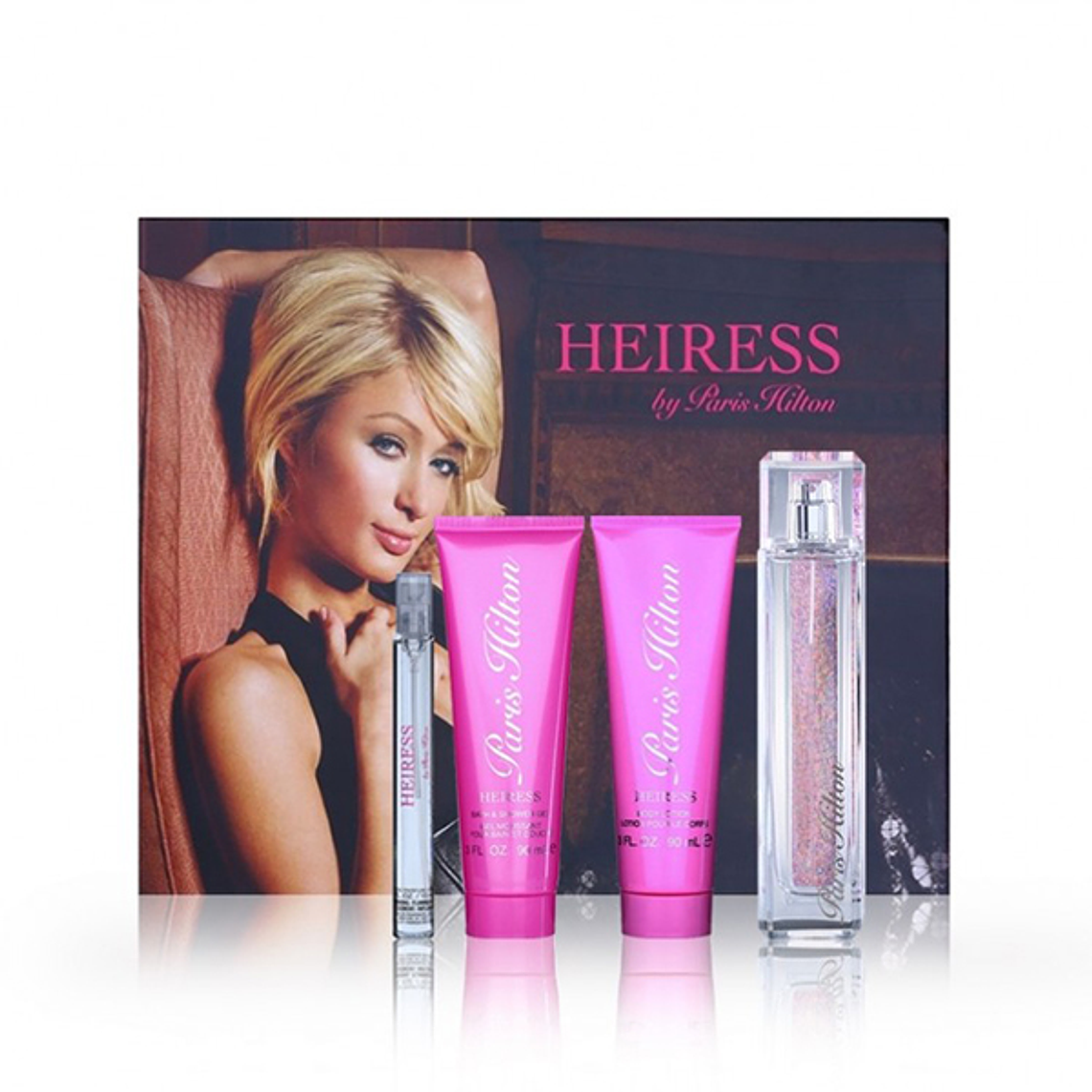Estuche Heiress de Paris Hilton EDP 100ml 4 piezas Mujer 1