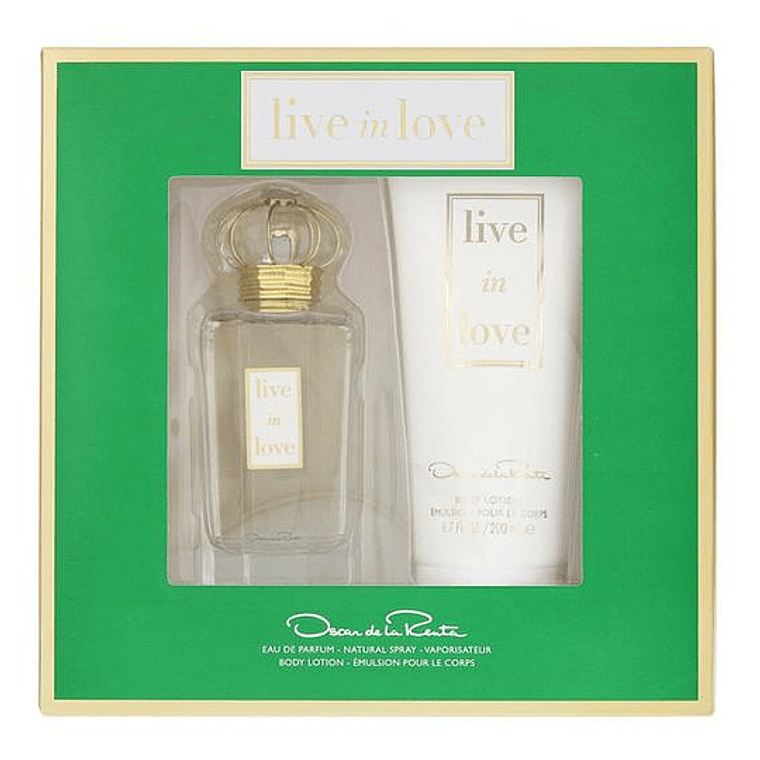 Live in Love de Oscar de la Renta Estuche Edp 100 ml + Body lotion 200 ml 1