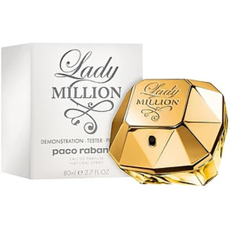 Tester Lady Million de Paco Rabanne Edp 80 ml 1