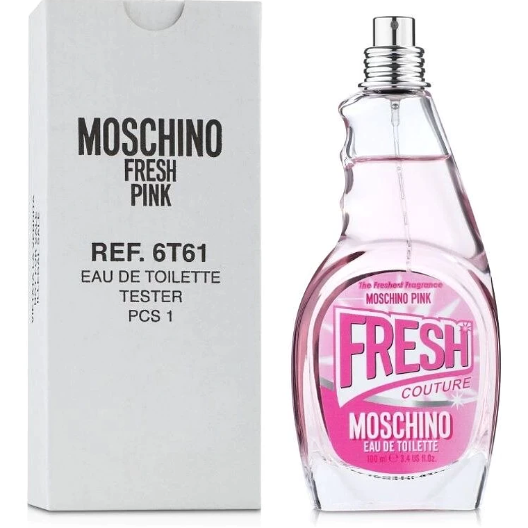 Tester Moschino Fresh Pink 100 ML EDT Mujer (sin tapa) 1