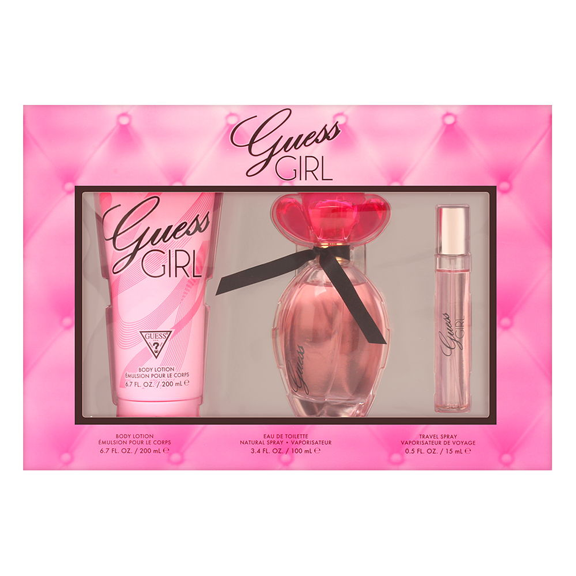 Estuche Guess Girl Edt 100 ml + Miniatura + Crema 1