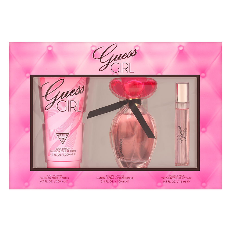 Estuche Guess Girl Edt 100 ml + Miniatura + Crema 1