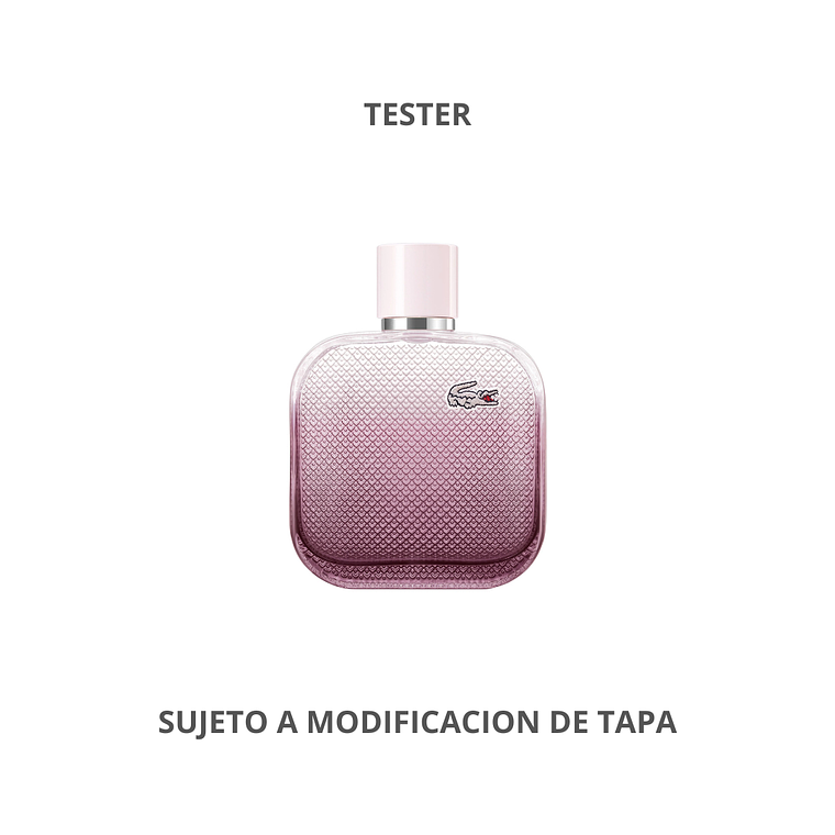 Tester L.12.12 Rose Eau Intense de Lacoste Edt 100ml 1