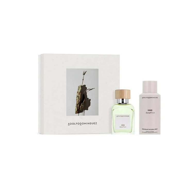 Estuche Aguafresca 1993 de Adolfo Dominguez Edt 120ml + 10ml + desodorante 1